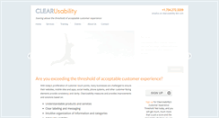 Desktop Screenshot of clearusability.com